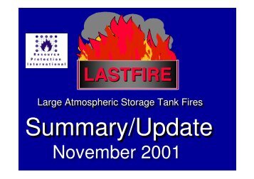 LASTFIRE November 2001 - NIFV