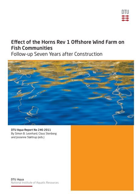 Effect of the Horns Rev 1 Offshore Wind Farm on Fish ... - DTU Aqua