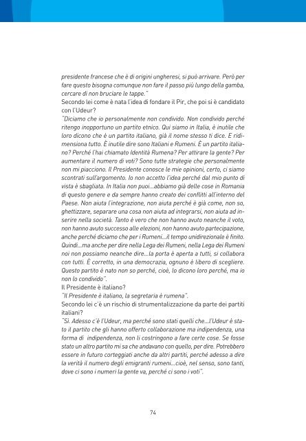 Rumeni a Bergamo - Rapporto Immigrazione 2006