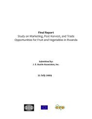 Final Report Study on Marketing, Post Harvest, and Trade ...