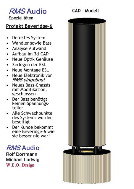 Bericht - RMS