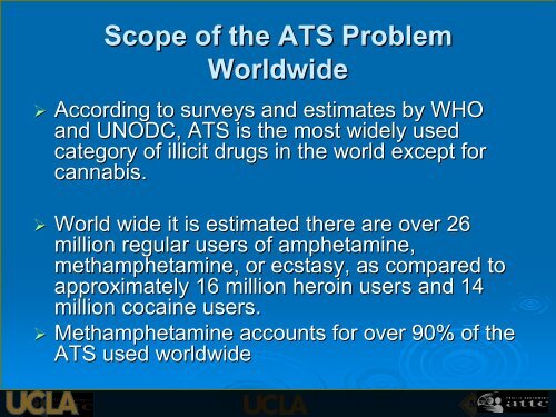 Methamphetamine - UCLA Integrated Substance Abuse Programs