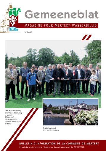 Gemeeneblat - Administration Communale de Mertert