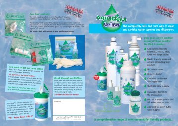 Aqua Dosa Brochure (pdf) - Aqua Cure