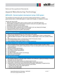 AMTech29 Garment pattern development using a CAD ... - Skillset