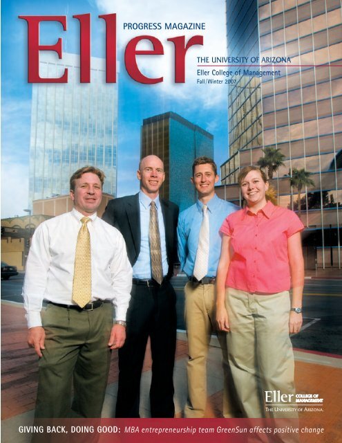 PROGRESS MAGAZINE - Eller College of Management - University ...