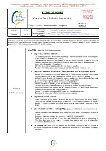 ChargÃ© de Paie GPMC v.3.pdf - BRIEP Basse-Normandie - Fonction ...