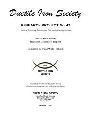 Casting Skin Literature Search - Ductile Iron Society