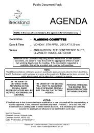 Agenda reports pack PDF 2 MB - Breckland Council