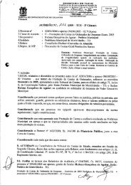 ACÃRDÃO N.Â°. - Tribunal de Contas do Estado do Tocantins