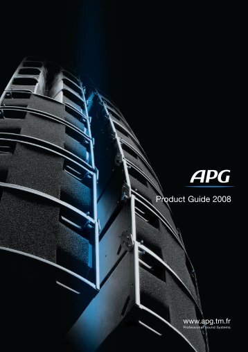 Product Guide 2008 - APG