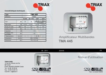 TMA 445 - Triax