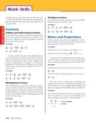 Math Skills - charlesburrows.com