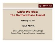 Under the Alps: The Gotthard Base Tunnel