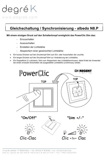 Gleichschaltung / Synchronisierung - albedo N8.P