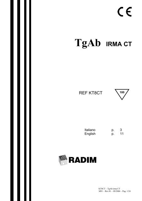 TgAb IRMA CT - Radim S.p.A.