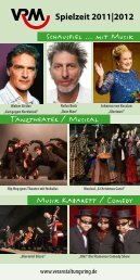 mit Musik Musik Kabarett / Comedy Tanztheater / Musical - Kultur in ...