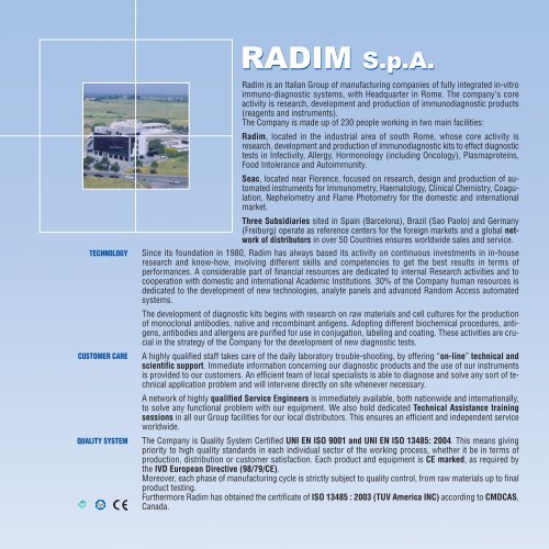 random access device - Radim S.p.A.
