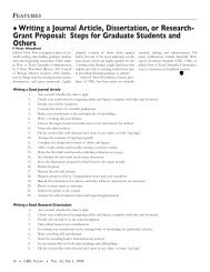 Writing a Journal Article, Dissertation, or Research- Grant Proposal ...