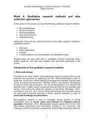 Week 4: Qualitative research methods and data collection ... - Joensuu