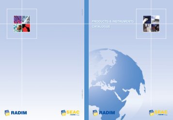 products & instruments catalogue products ... - Radim S.p.A.