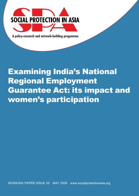 Mgnrega And Its Impact On Indian Women Indiagovernancegovin - 