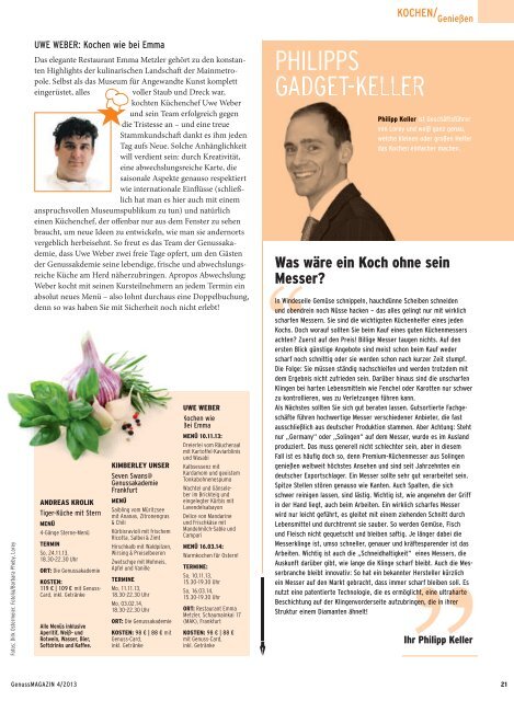 GenussMAGAZIN 4/2013 - Genussakademie