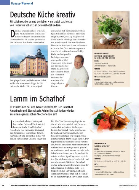 GenussMAGAZIN 4/2013 - Genussakademie