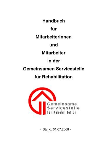 Handbuch für Mitarbeiterinnen und Mitarbeiter in der Gemeinsamen ...