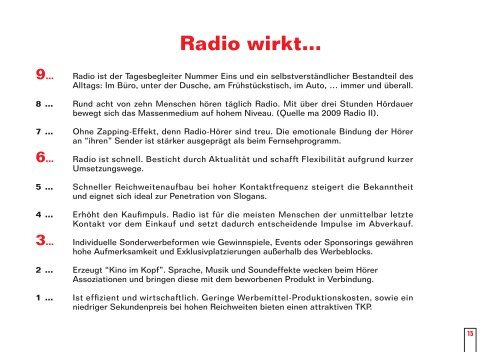 Mediadaten 2010 / 2011 - Radio Gong 96,3