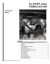 AL-6XN Alloy Fabrication Manual [Corrosion ... - Rolled Alloys