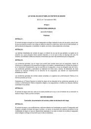 Ley 50/1980 Contrato de Seguro - Unespa