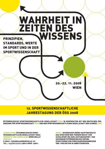 PrinZiPien, standards, Werte im sPort und in der sPortWissenschaft ...