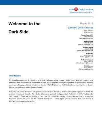 Bmo forex trading