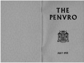 old pupils" association - Penvro Magazines