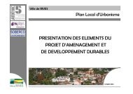 PRESENTATION DES ELEMENTS DU PROJET D ... - Ville de Rives