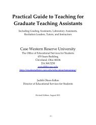 Practical Guide to Teaching for Graduate Teaching ... - Student Affairs