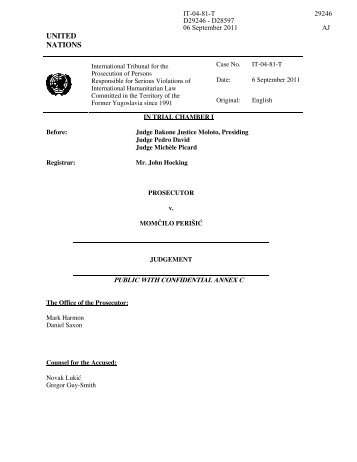 IT-04-81-T - ICTY