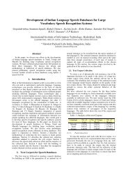 Development of Indian Language Speech Databases for Large ...