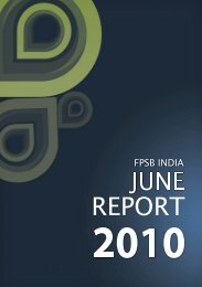 1 FPSB INDIA REPORT | JUNE 2010 |