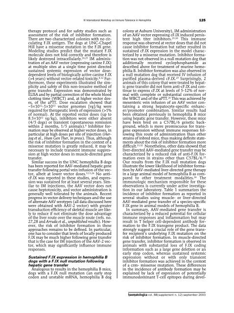 2003; baxter - Supplements - Haematologica