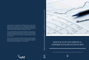 Descargar libro "Docencia en EstadÃ­stica. Experiencias de InnovaciÃ³n"