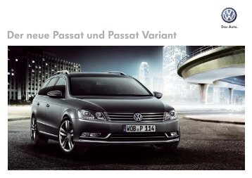 Der neue Passat und Passat Variant - Volkswagen AG