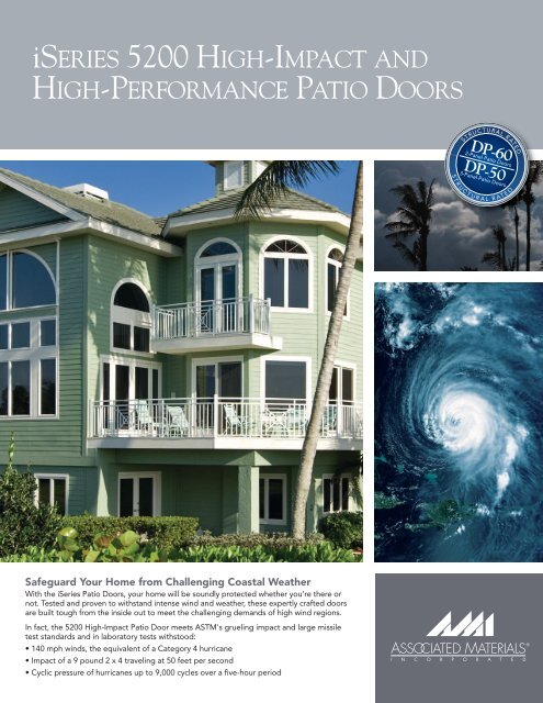 High-Performance Impact Patio Door Download - Alside