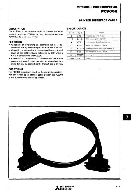 mitsubishi - Al Kossow's Bitsavers