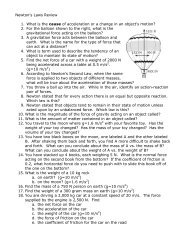 Newton's Laws Review - Fc.summit.k12.nj.us