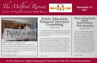 The Milford Review Public Education Financial ... - Milford LIVE!