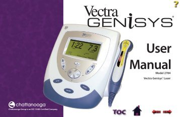 Vectra Genisys User Manual - DJO Global