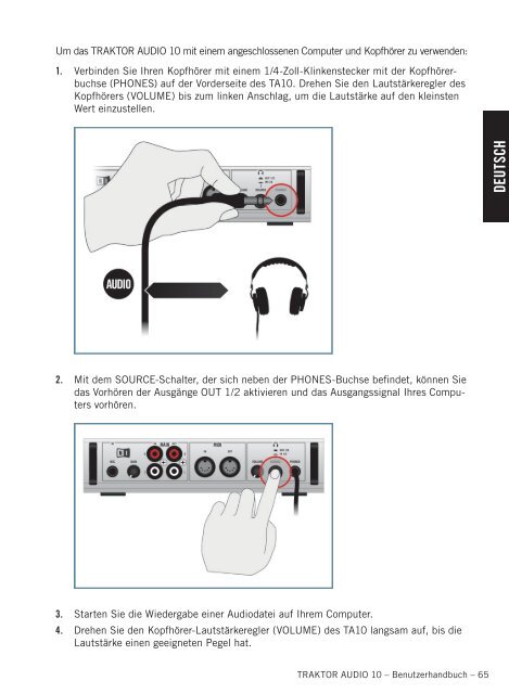 Traktor Audio 10 Manual German - Dj-technik.de