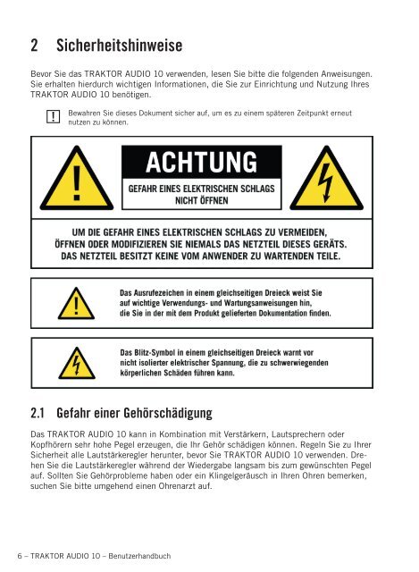 Traktor Audio 10 Manual German - Dj-technik.de